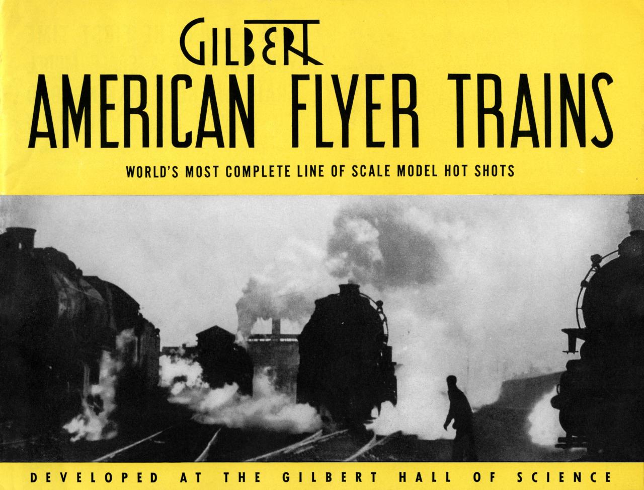 American Flyer Trains 1940, page 1 A.C. Gilbert Catalog Archive